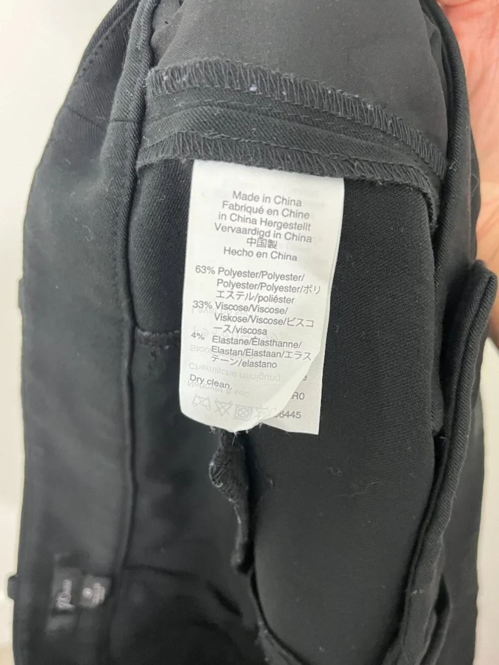 J.Crew Size 8 Black Tailored Ankle Trousers